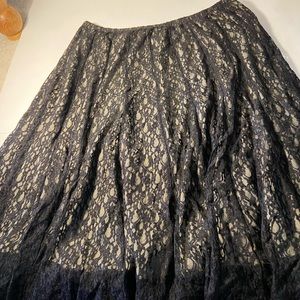 Black Laced skirt